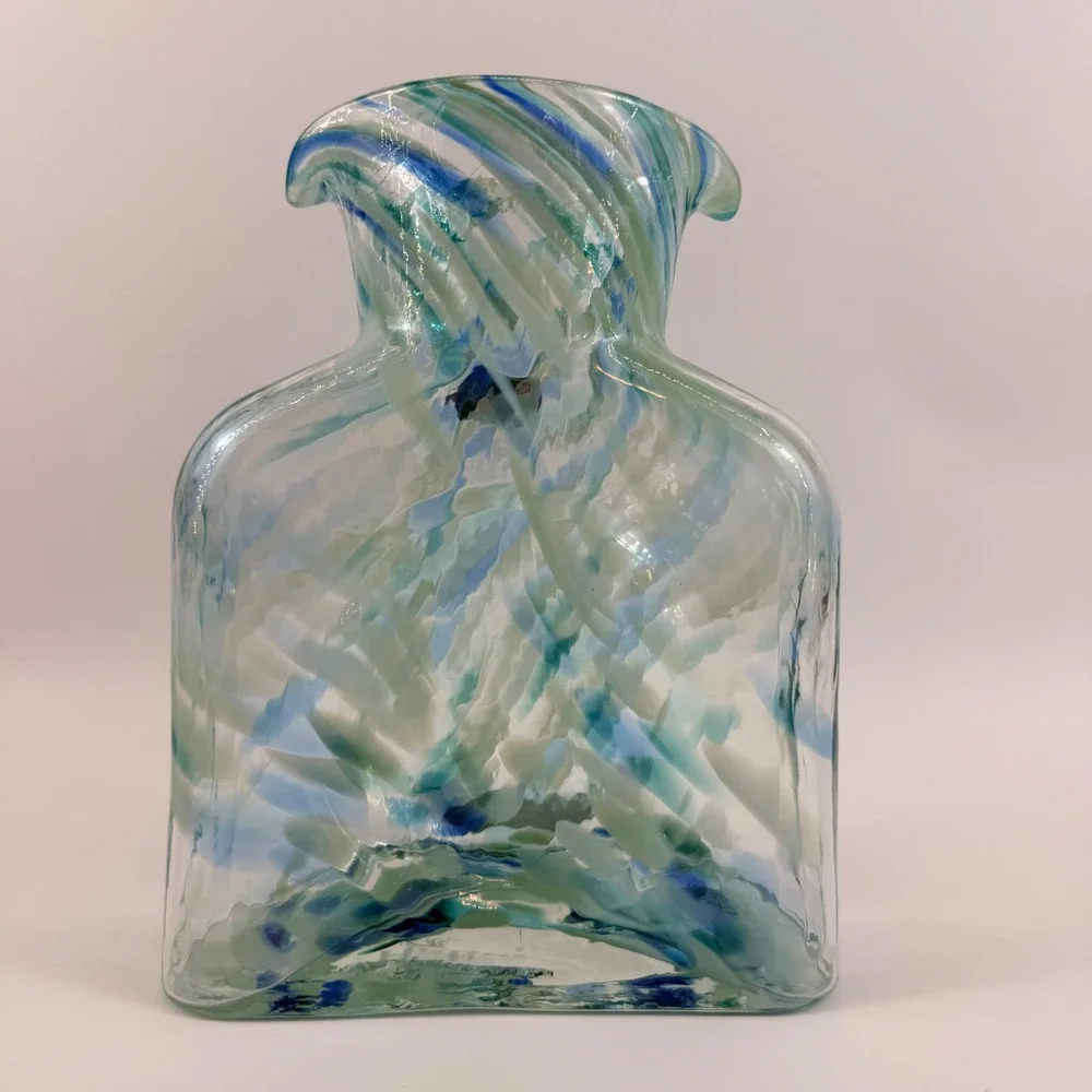 Blenko Helios Uranus Water Bottle 384 Special Edition 1st Edition